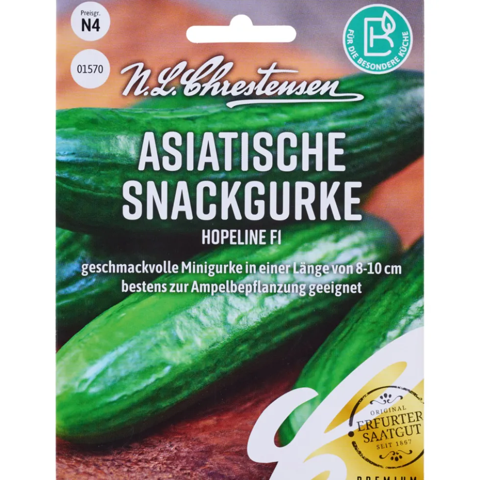Saatgut Asiatische Snackgurke Hopeline F1