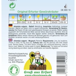 Saatgut Beifuß ca. 300 Pflanzen