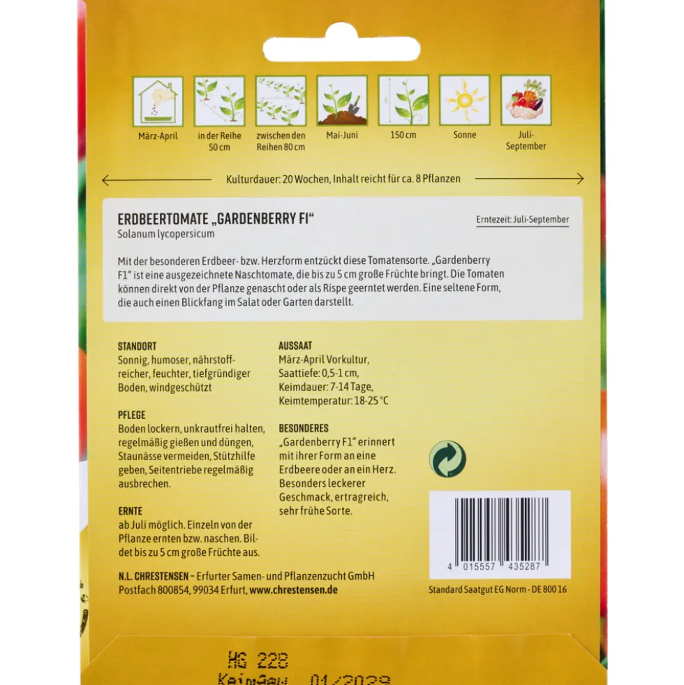 Saatgut Erdbeertomate Gardenberry F1