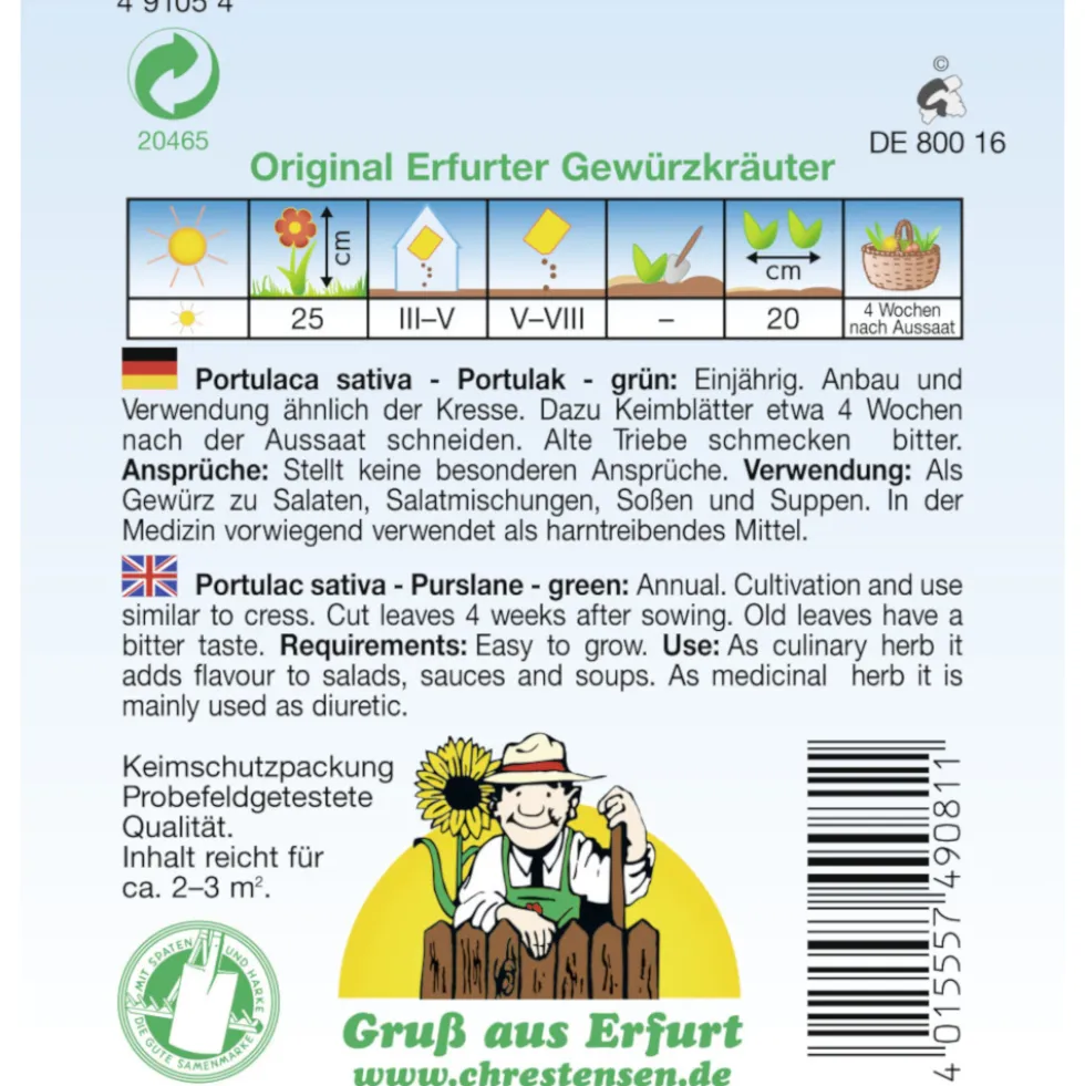 Saatgut Portulak ca. 2–3 m²