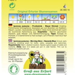 Saatgut Prunkwinde Blauer Himmel ca. 30 Pflanzen