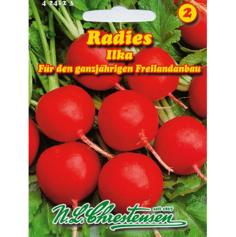 Saatgut Radies Ilka ca. 6-8 laufende Meter