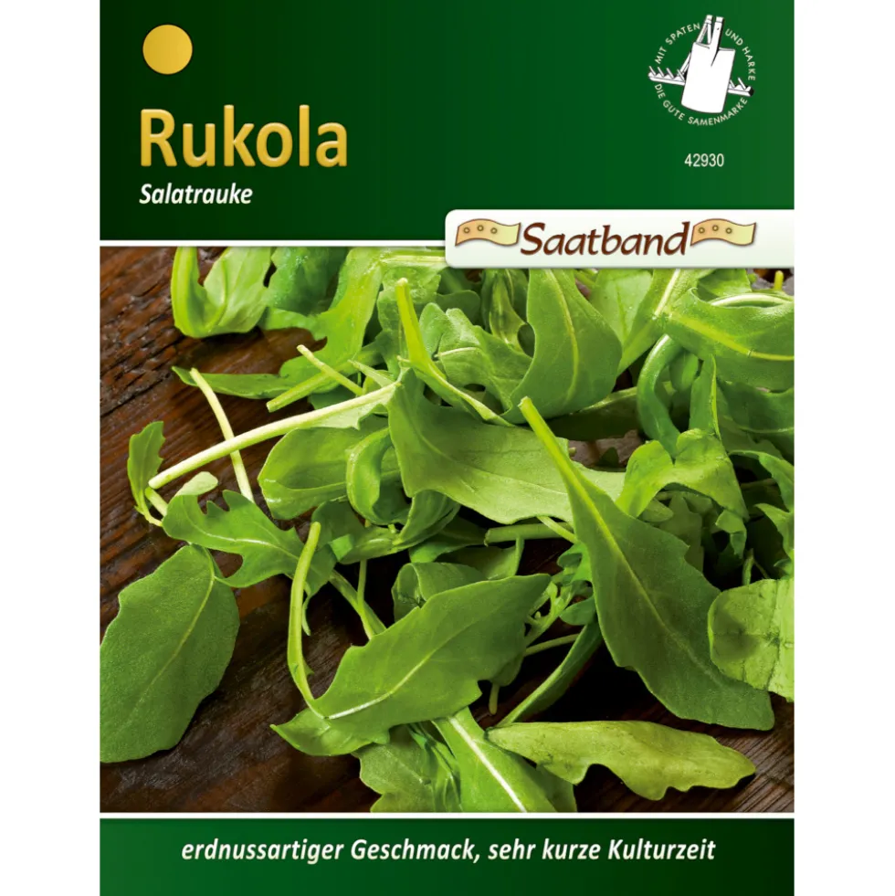 Saatgut Rukola Salatrauke ca. 2 Meter Saatband