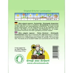 Saatgut Runkelrübe Eckdogelb ca. 600 Pflanzen