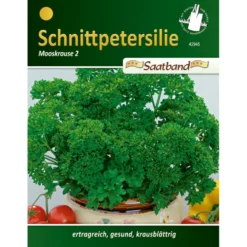 Saatgut Schnittpetersilie ca. 2 Meter Saatband