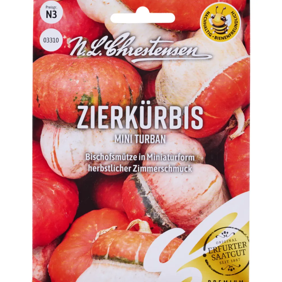 Saatgut Zierkürbis Mini Turban