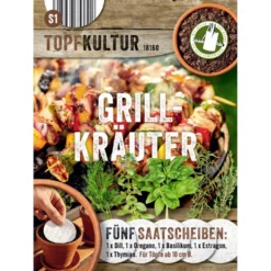 Saatscheiben Grill-Kräuter-Mix 5 Scheiben