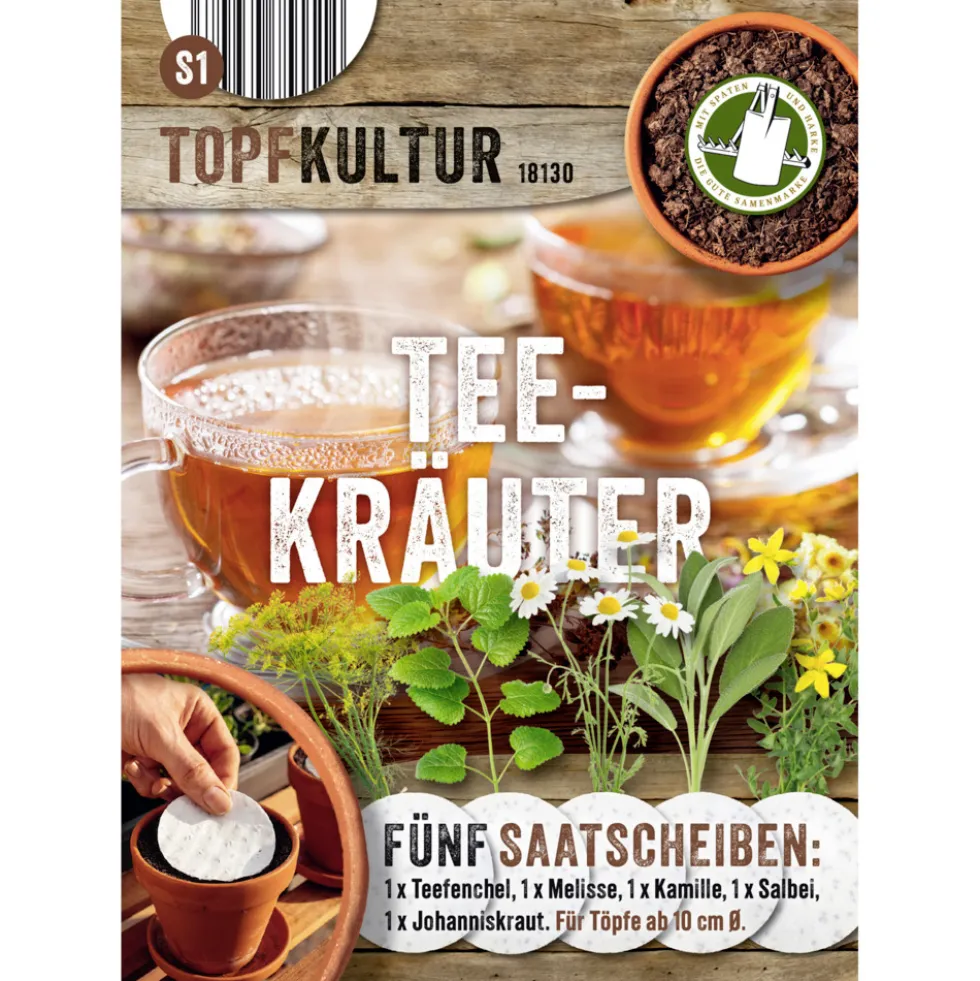 Saatscheiben Tee-Kräuter-Mix 5 Scheiben
