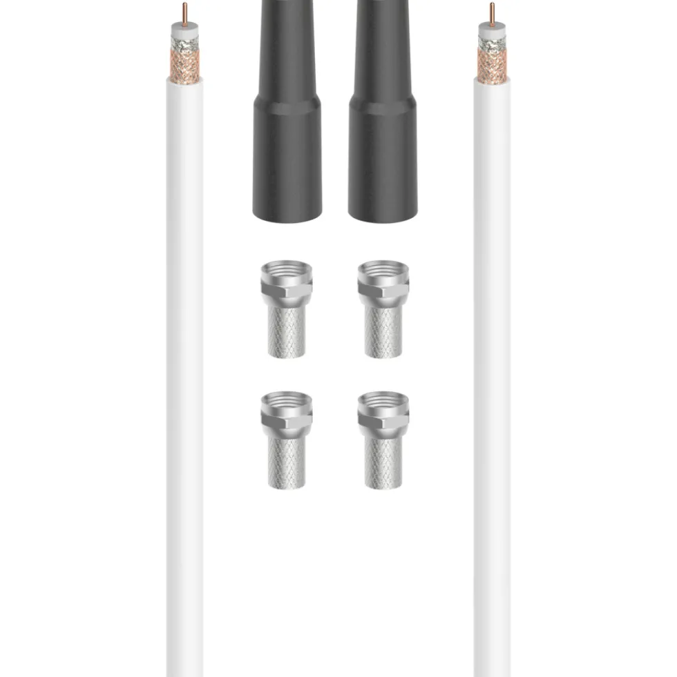 SAT-Anschluss-Kit ''Digital'' 90dB 20 m