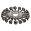 Scheibenbürste gezopft Bürstenvorsatz 115 x 22,2mm