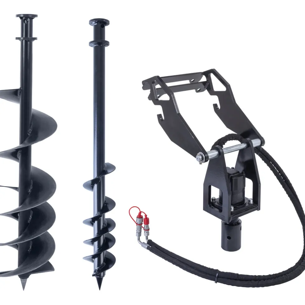 Scheppach Antriebseinheit + 2x Erdbohrer zu Kompaktlader MKL730