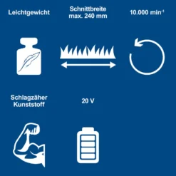 Scheppach Benzin-Aufsitzrasenmäher MR200-61 LT und Akku-Rasentrimmer im Set