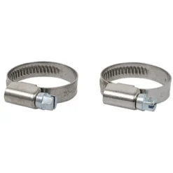 Schlauchklemmen-Set 2er 20-32 mm Breite 9 mm Edelstahl