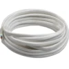 Schlauchleitung H03VV-F 2 x 0,75 mm² 5 m PVC rund weiß