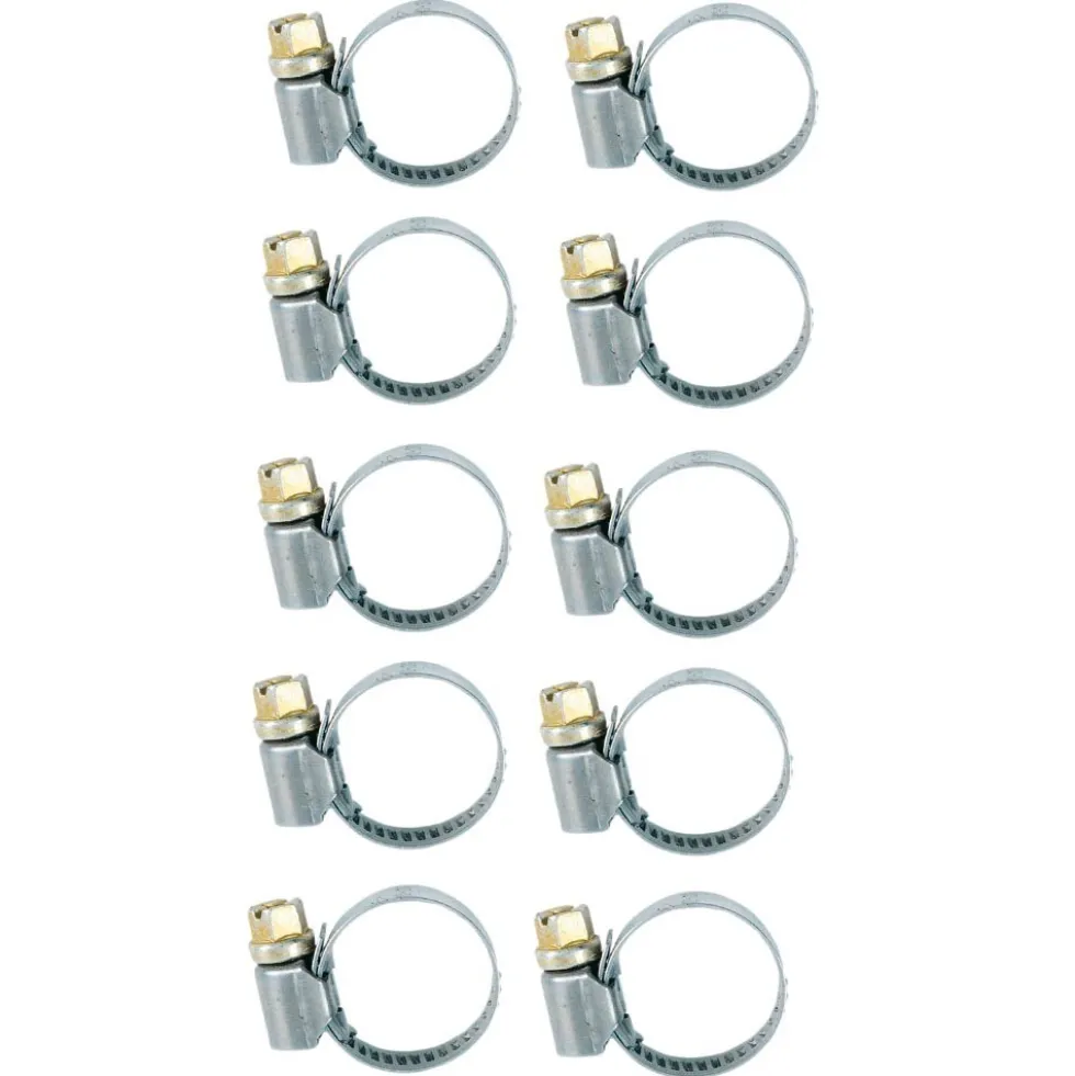 Schlauchschelle 25-40 mm 10 Stück verzinkt