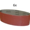 Schleifband 76x533 mm K80 6-tlg.
