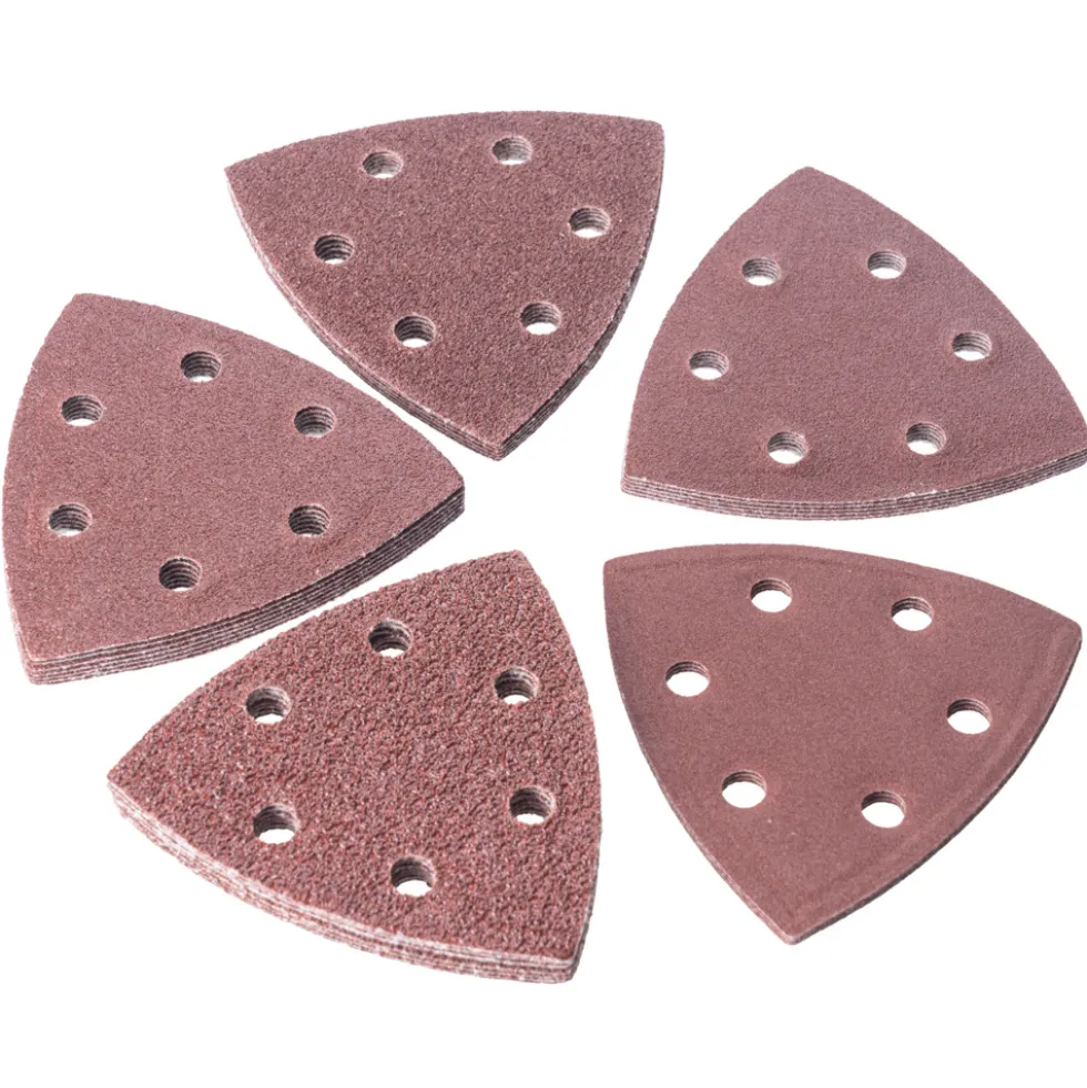 Schleifpapier-Set Delta 30-teilig 90 mm von K40-180 für Deltaschleifer