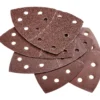 Schleifpapier-Set Delta 30-teilig 100 mm von K40-180 für Deltaschleifer