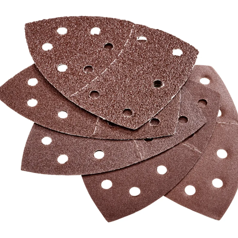 Schleifpapier-Set Delta 30-teilig 100 mm von K40-180 für Deltaschleifer