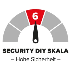 Schließzylinder GERA 5600 35-45 mm mit 6 Schlüsseln