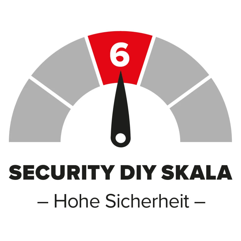 Schließzylinder GERA 5600 35-45 mm mit 6 Schlüsseln