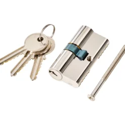 Schließzylinder GERA 5900 30-30 mm mit 3 Schlüsseln und Schraube
