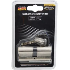 Schließzylinder Profilzylinder 70 mm, 35/35 mit 5 Schlüsseln