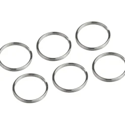 Schlüsselring 30 mm, Stahl vernickelt, 6 Stück