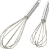 Schneebesen Silikon 2er Set in Grau