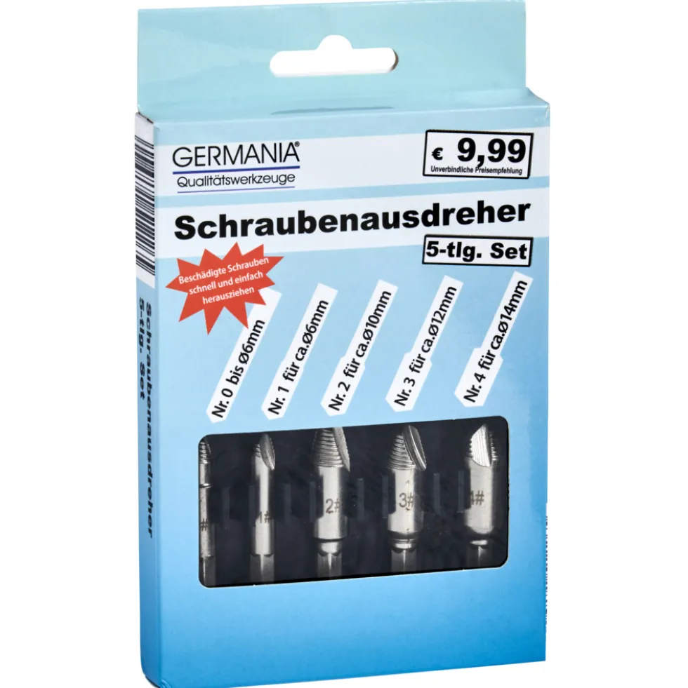 Schrauben-Ausdreher-Set 5-teilig