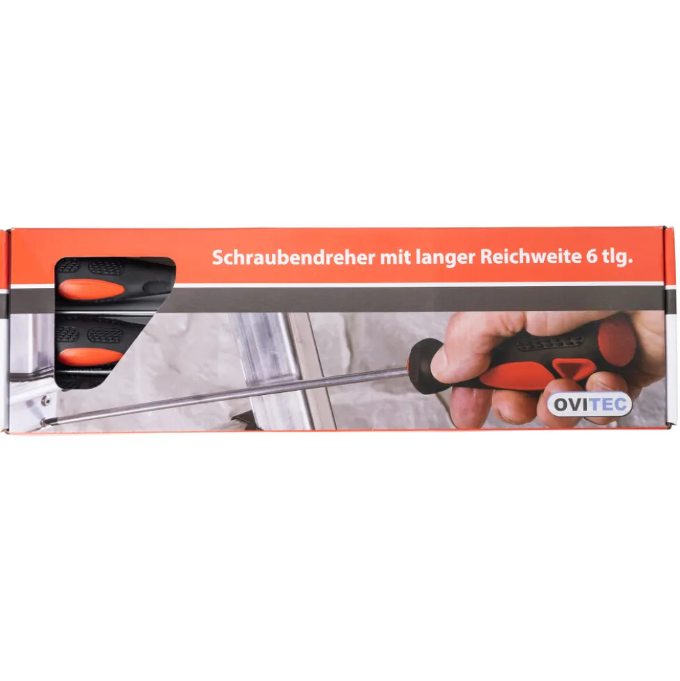 Schraubendreher Set 6-teilig aus CRV-Stahl mit Aufhängöse