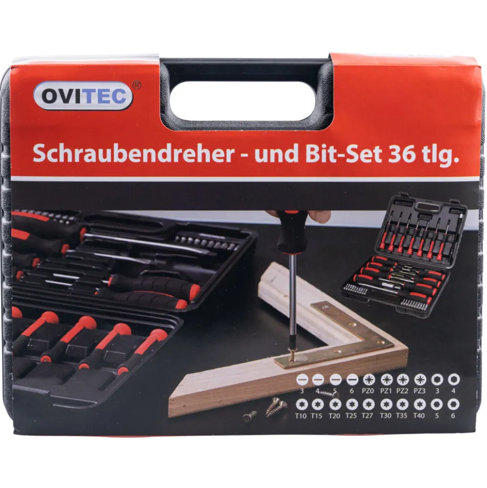 Schraubendreher-Set 36-teilig mit Koffer