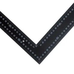 Schreinerwinkel 90° 40x60cm schwarz Zimmermannswinkel Messwinkel Anschlagwinkel