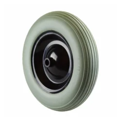 Schubkarrenrad Ø380 mm 3.50-8" auf Metallfelge, Vollgummi