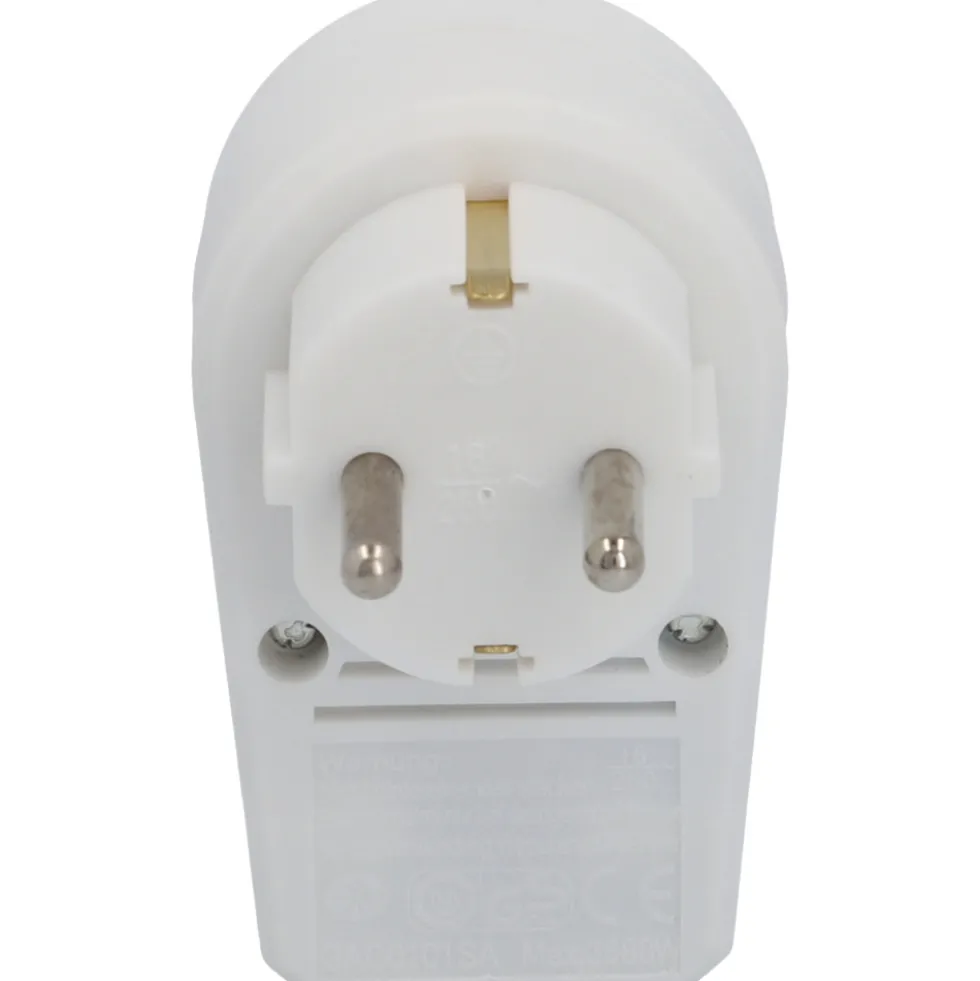 Schutzkontakt Zwischenstecker mit Schalter