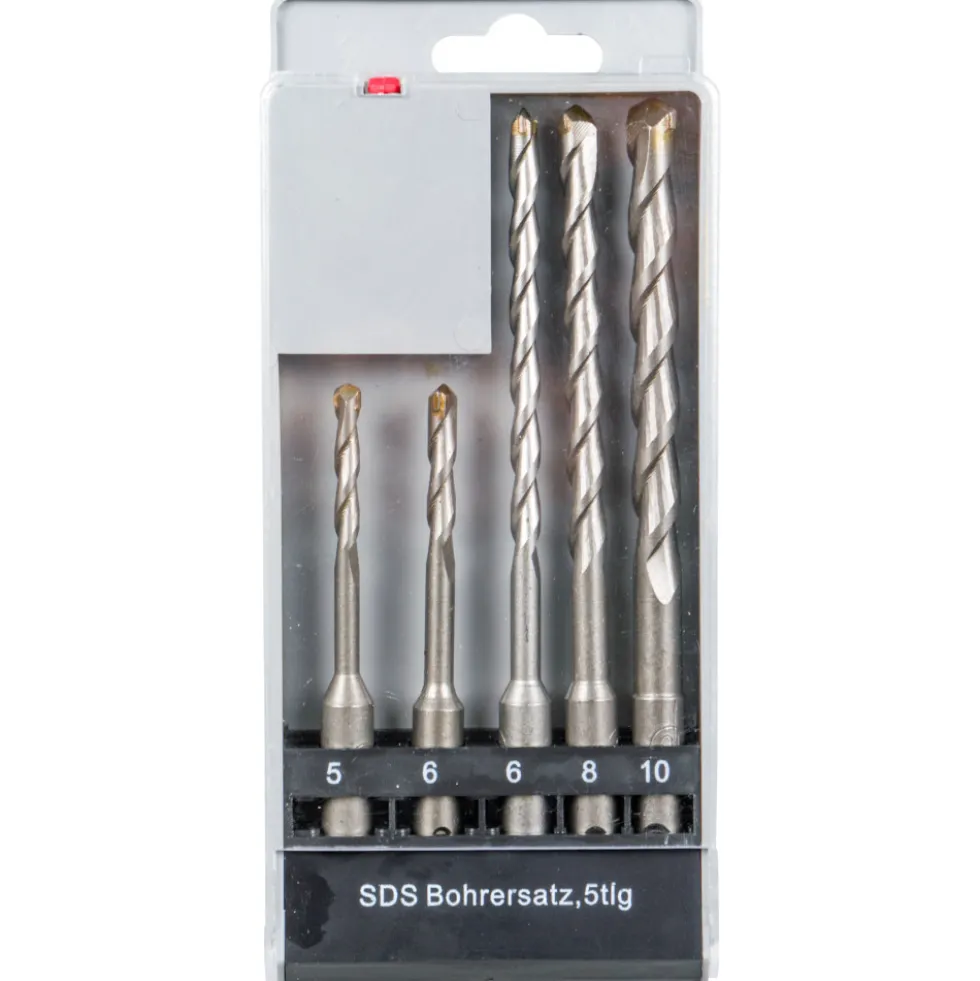 SDS Plus Hammerbohrersatz 5-teilig 5-10 mm Steinbohrer