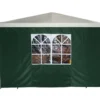 Seitenteil mit Fenster für Pavillon 3 x 3 m, Grün