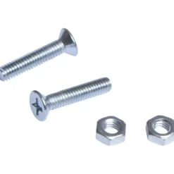 Senkschrauben 4x10 mm Kreuzschlitz mit Muttern