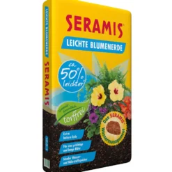 SERAMIS® leichte Blumenerde 12,5 Liter, torffrei