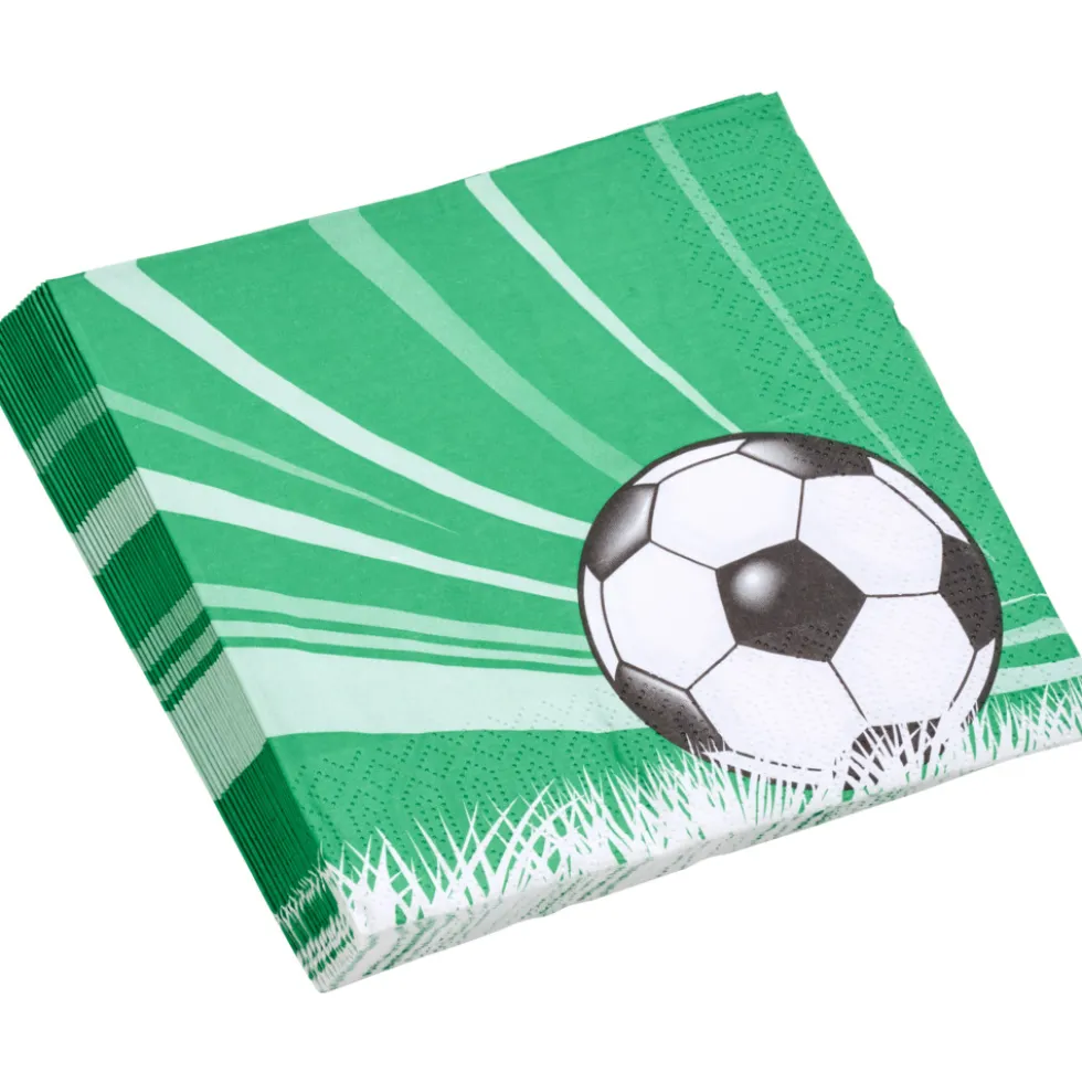 Servietten Motiv Fußball 20er Pack