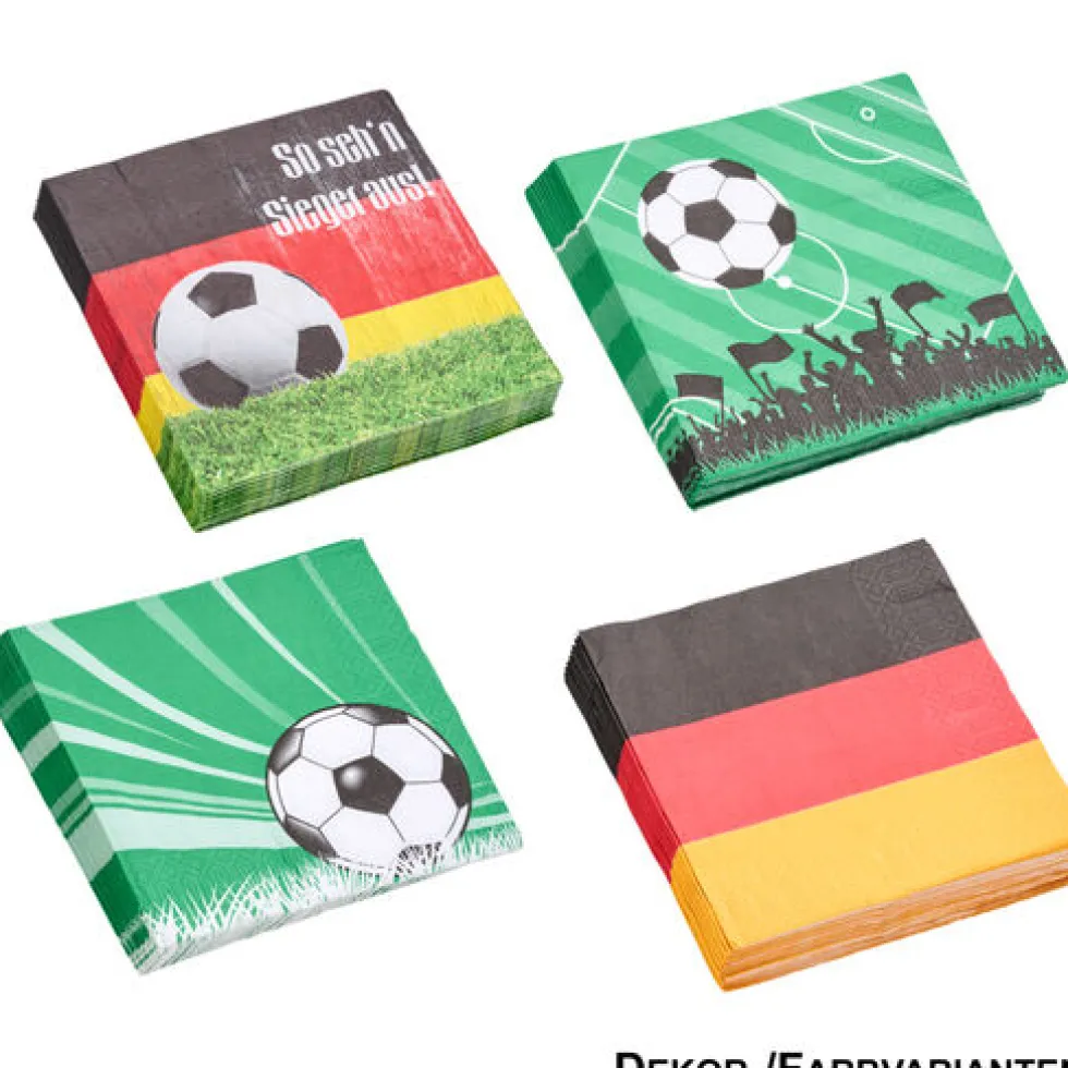 Servietten Motiv Fußball 20er Pack