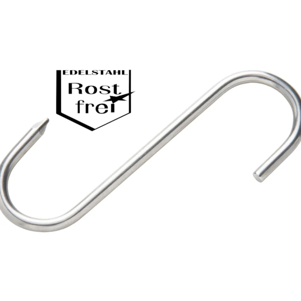 S-Haken Ø 3,9 x 80 mm Edelstahl, 2 Stück