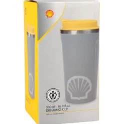 Shell Trinkbecher 500 ml mit Schraubdeckel