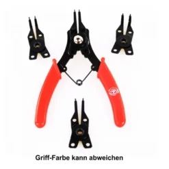 Sicherungsringzangen Set 5tlg. 160mm Sprengringzange Seegeringzange Zange