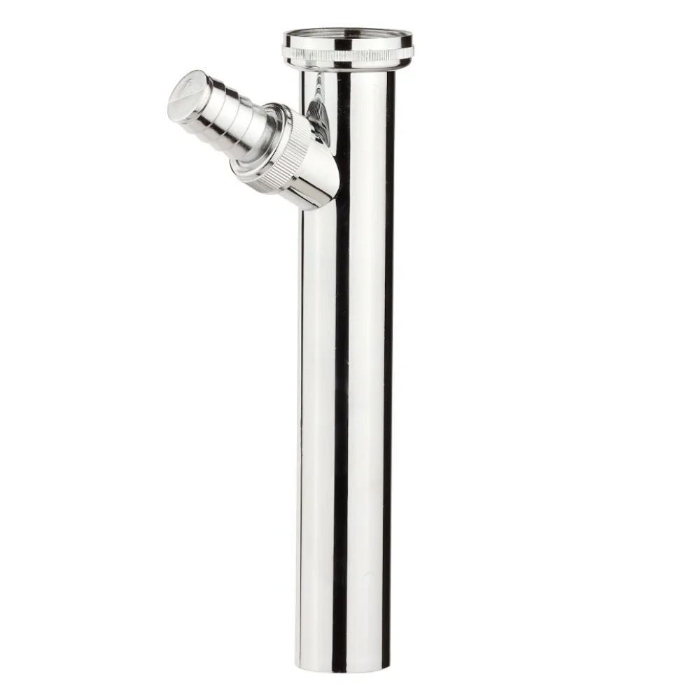 Siphon-Tauchrohr 1-1/4" x 3/4" gerade aus Metall