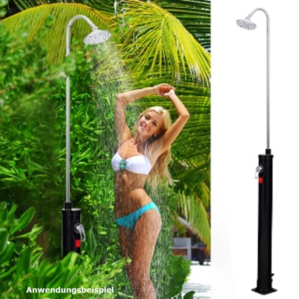 Solar-Gartendusche 215 cm mit 8-Liter-Wassertank