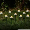 Solar-LED-Gartenstecker Pilze 10er-Set