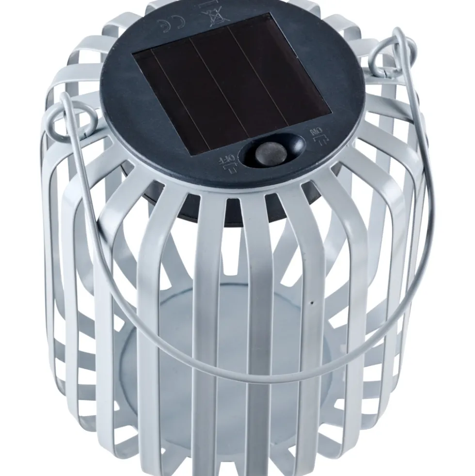 Solar-LED-Laterne Metall, 4-fach sortiert