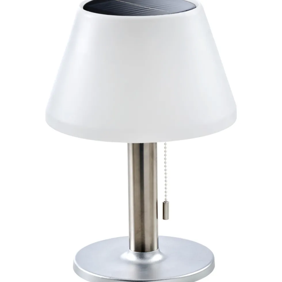 Solar-LED-Tischleuchte 20 cm mit 10 LEDs warmweiß
