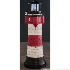 Solar-Leuchtturm „Roter Sand“ 50 cm